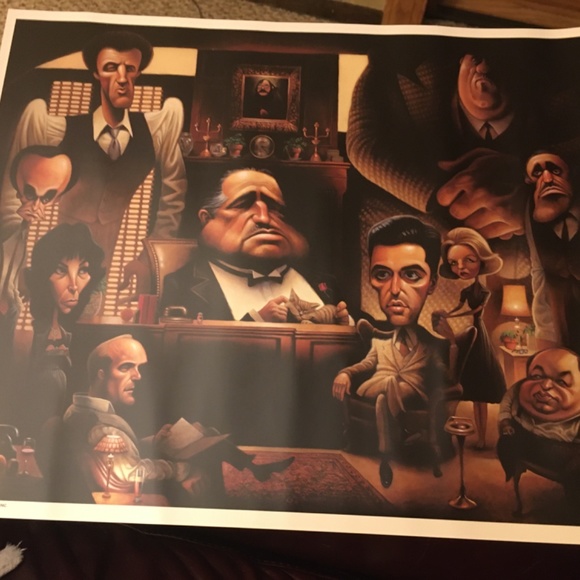 14” x 11” Gangster Last Supper Movie Poster - Picture 3 of 3